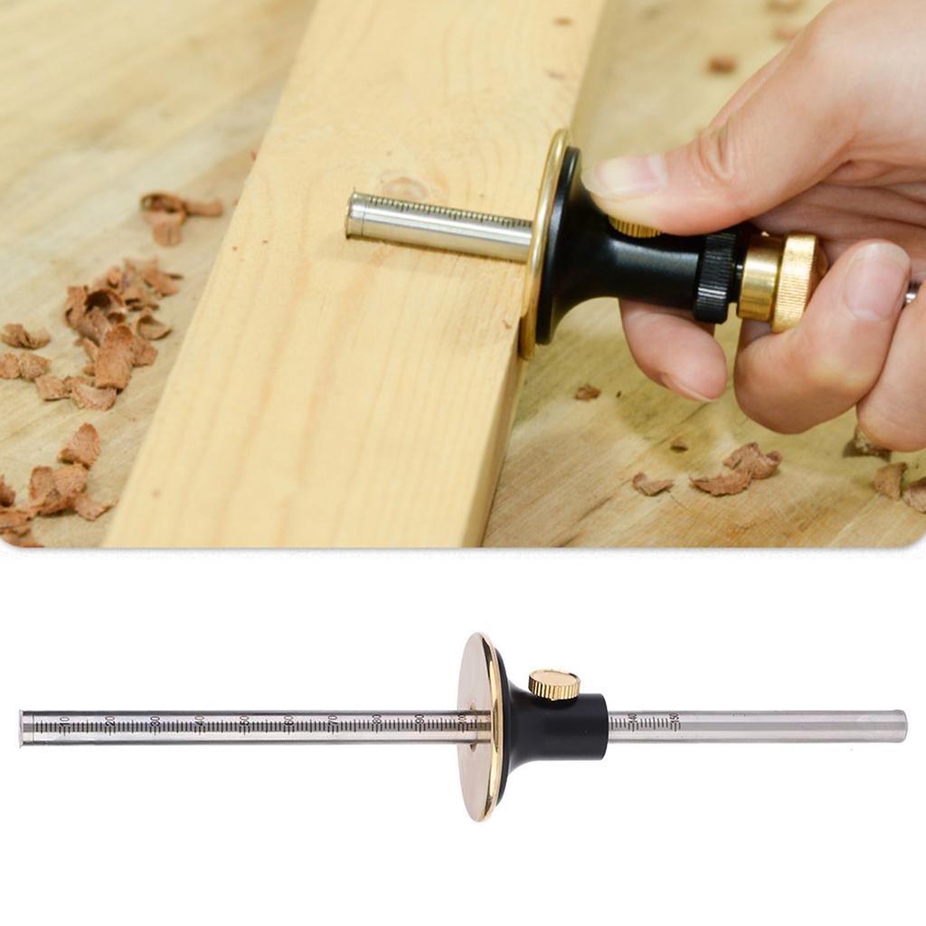 Europäischer Stil Zimmermann Anreißwerkzeug Handmesswerkzeug für Holzbearbeitungszubehör(Einwellen