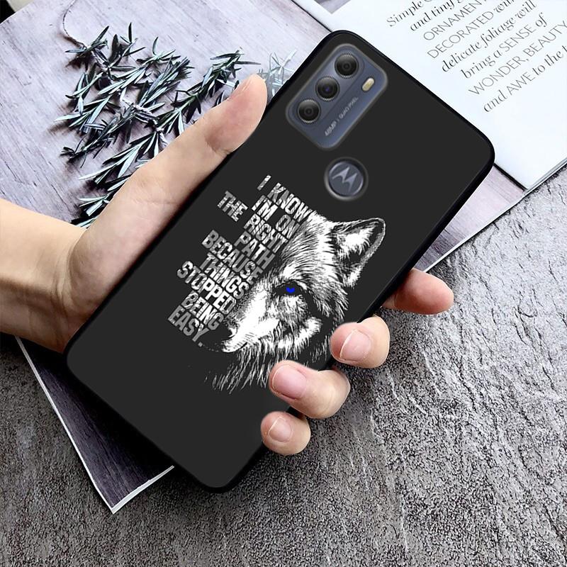 

Phone Case For Moto G85 G55 G05 G14 G75 G31 G50 G10 G20 G30 G60 G13 G32 G84 G54 G53 G72 G24 Power Animal Wolf Moto G10 G20 G30