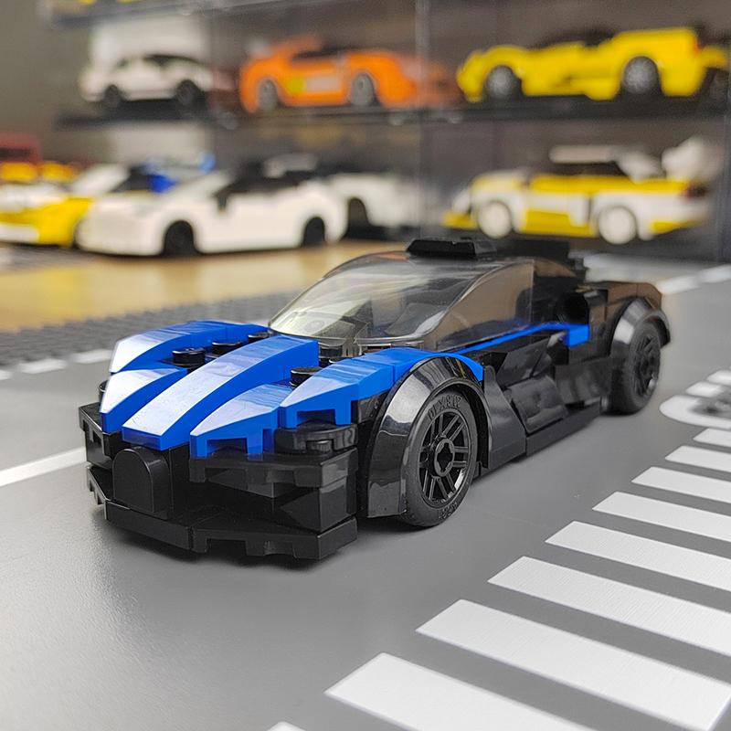 MOC Speed Racing Car Sports Model Garage Supercar Sets Building Blocks Famous Racers City Vehicle DIY Bricks Christmas gift Toys