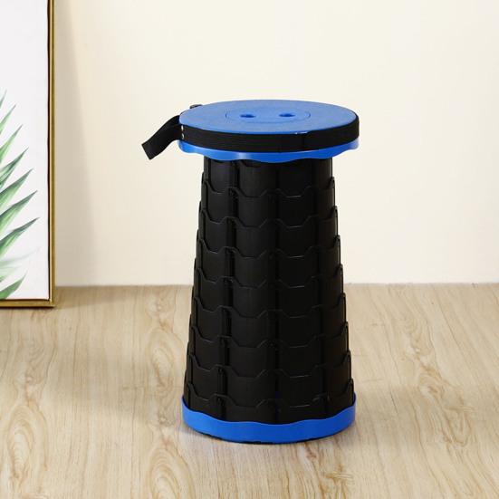 Yousheng Retractable Stool with Carrying Handle Portable Height Adjustable Lightweight Heavy Duty Outdoor Camping Picnic Fishing Telescoping Folding