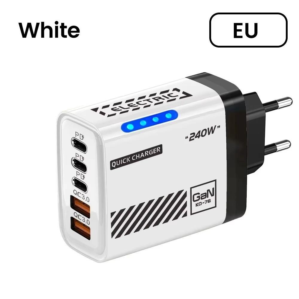 USB A+C Phone Charger Adapter Multi Port USB C Charger for iPhone/Xiaomi/Samsung
