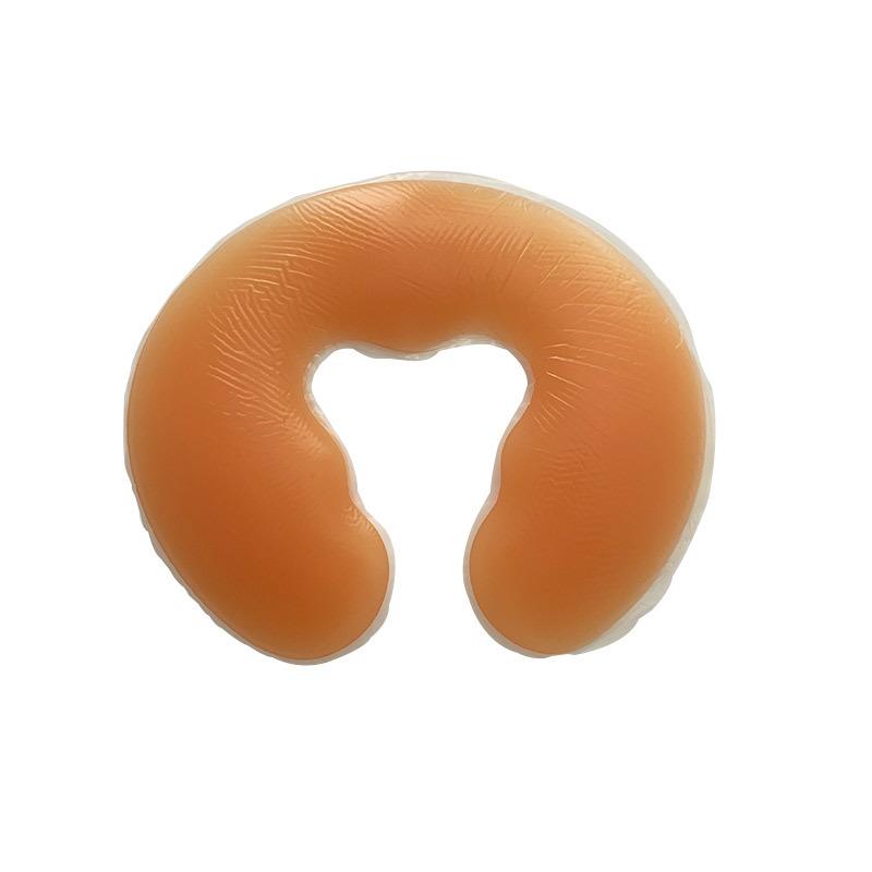 Silicon U-Shape Pillow Soft SPA Beauty Massage Special Pad Salon Face Massage Relax Beauty Care Cushion Pad Latex Prone Pillow