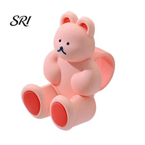 Door Handle Shock Absorber Bear Stopper Wall Protector Adhesive-Free Silicone Lever Stop Adhesive-free Guard Bumper Noise Reduction Home Office