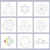 Rotatable Fast Drawing Template Ruler Professional Geometry Protractor Mathematics Drafting Tools Student Stationery Supplies