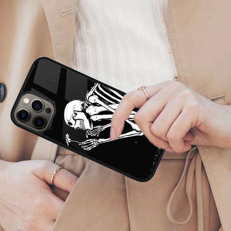 

Bones Skeleton Bumper Magnetic Phone Case For APPLE iPhone 17 Air 16 14 13 12 Pro Max 15 Plus Wireless Charge With MagSafe Cover iPhone 14