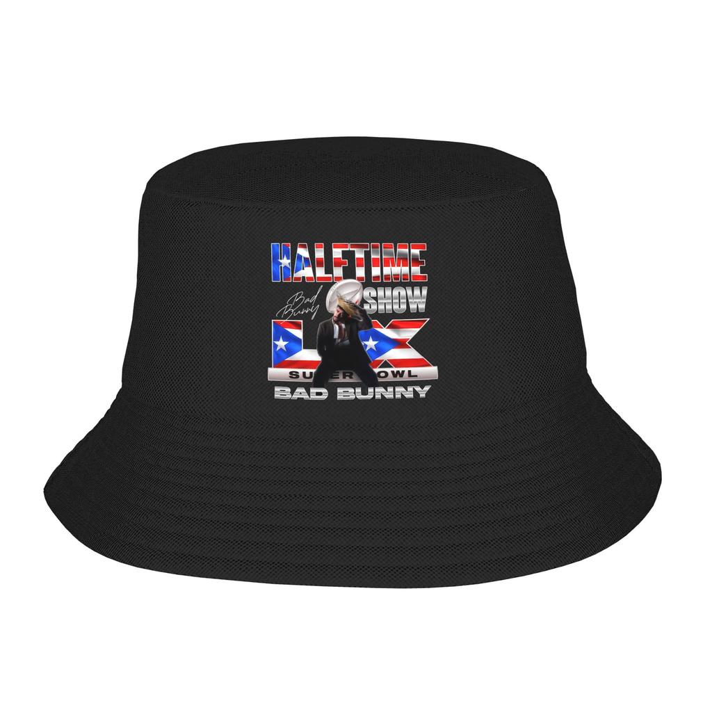 Benito Bowl Puerto Rican Bad Bunny Bucket Hat For Women  Fisherman Hats  Harajuku Custom Sunscreen Hats