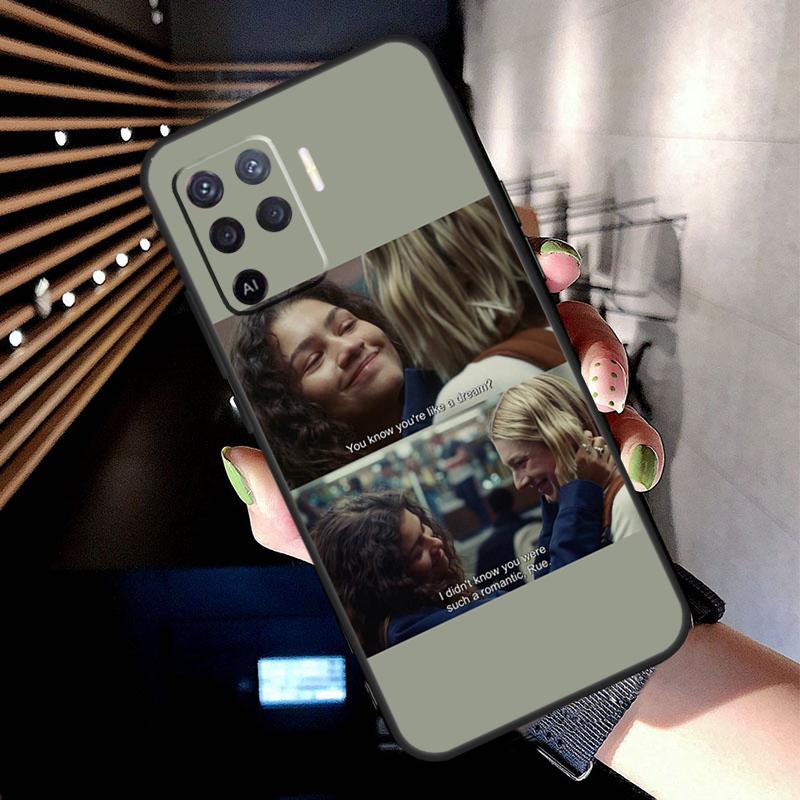 Euphoria Season 2 Rue and Jules Case For Oppo A78 A98 A18 A38 A58 A60 A80 A40 A77 A57 A17 A74 A54 A94 A96 A76 A16 A15 A5 Pro