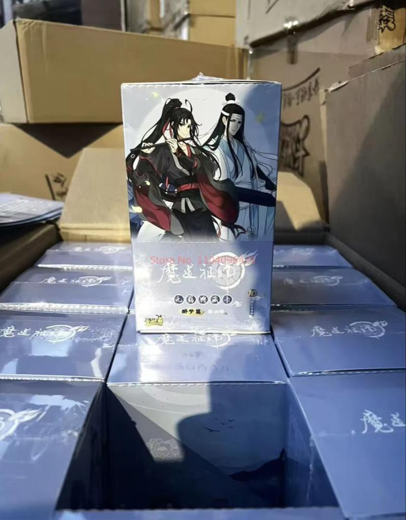 Genuine Mo Dao Zu Shi Vol.4 Drunk Dreams Signature Card Wei Wuxian Lan Wangji Collection Game Card For Kids Gift Toys