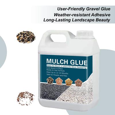 Landscape Glue Strong Long-Lasting 500ml Gravel Binder Ground Coverage Landscape Glue For Walkway Driveway Yard Patio Garden