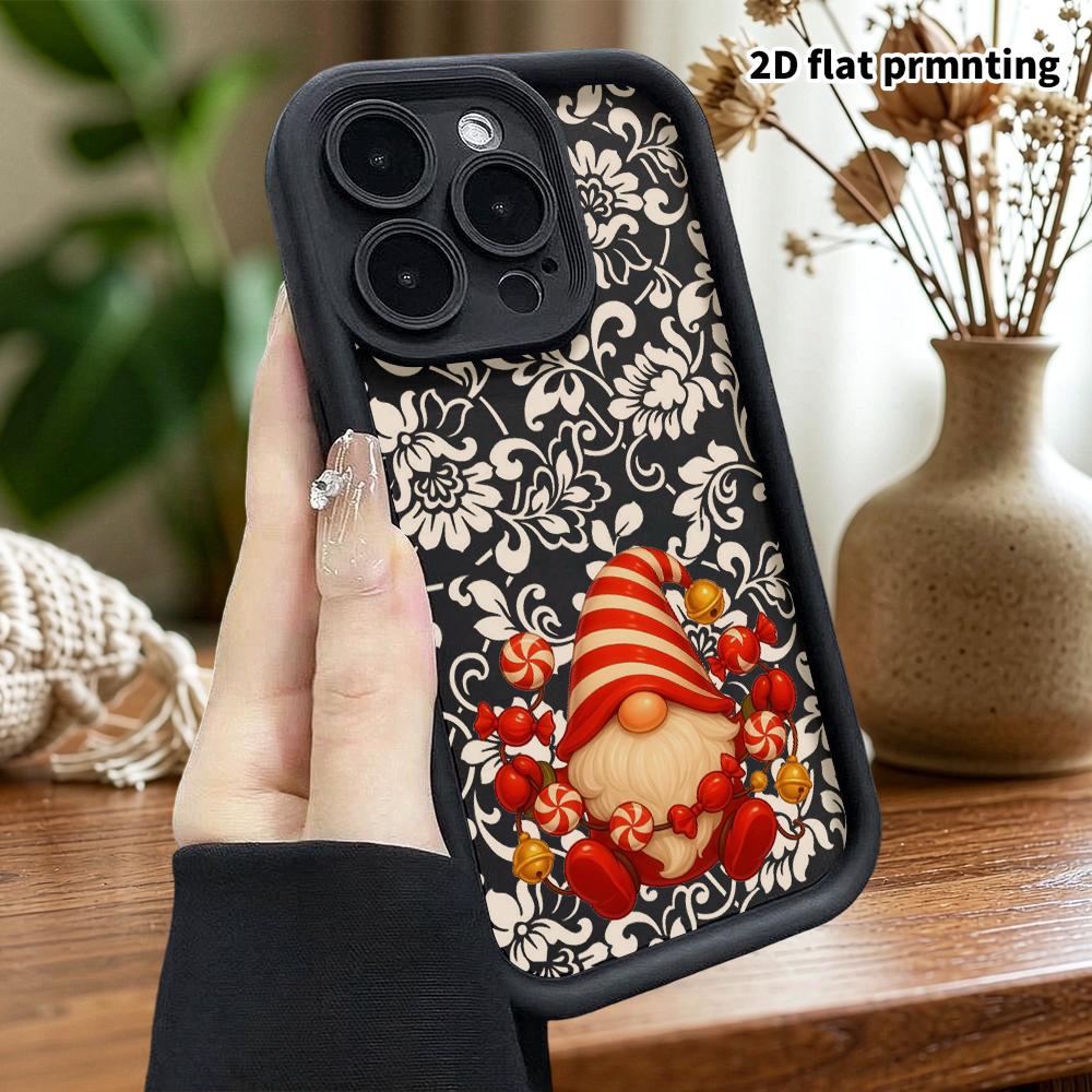 Phone Case: 2D Flat Design Suitable for iPhone 18 17 16 15 14 13 Pro Protective Case, Unisex, Holiday-themed, Christmas and Halloween Gift