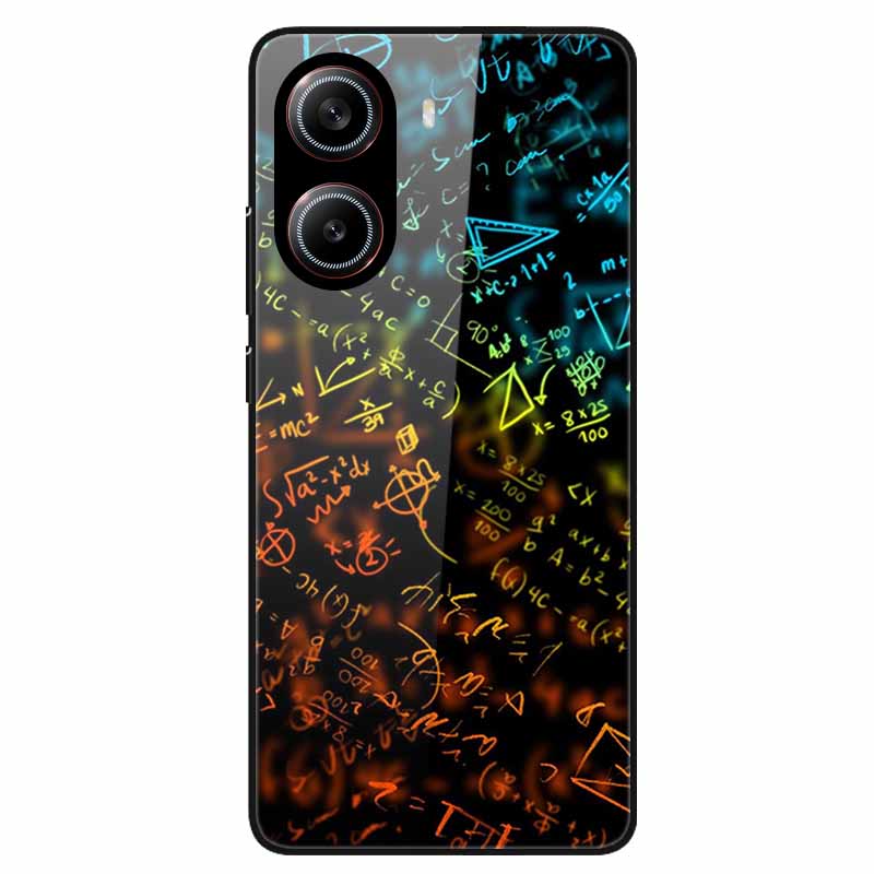 For Poco X7 Pro Case Fashion Tempered Glass Hard Phone Back Cover for Xiaomi Poco X7 Pro Cases PocoX7Pro X 7 Pro X7Pro Shell new