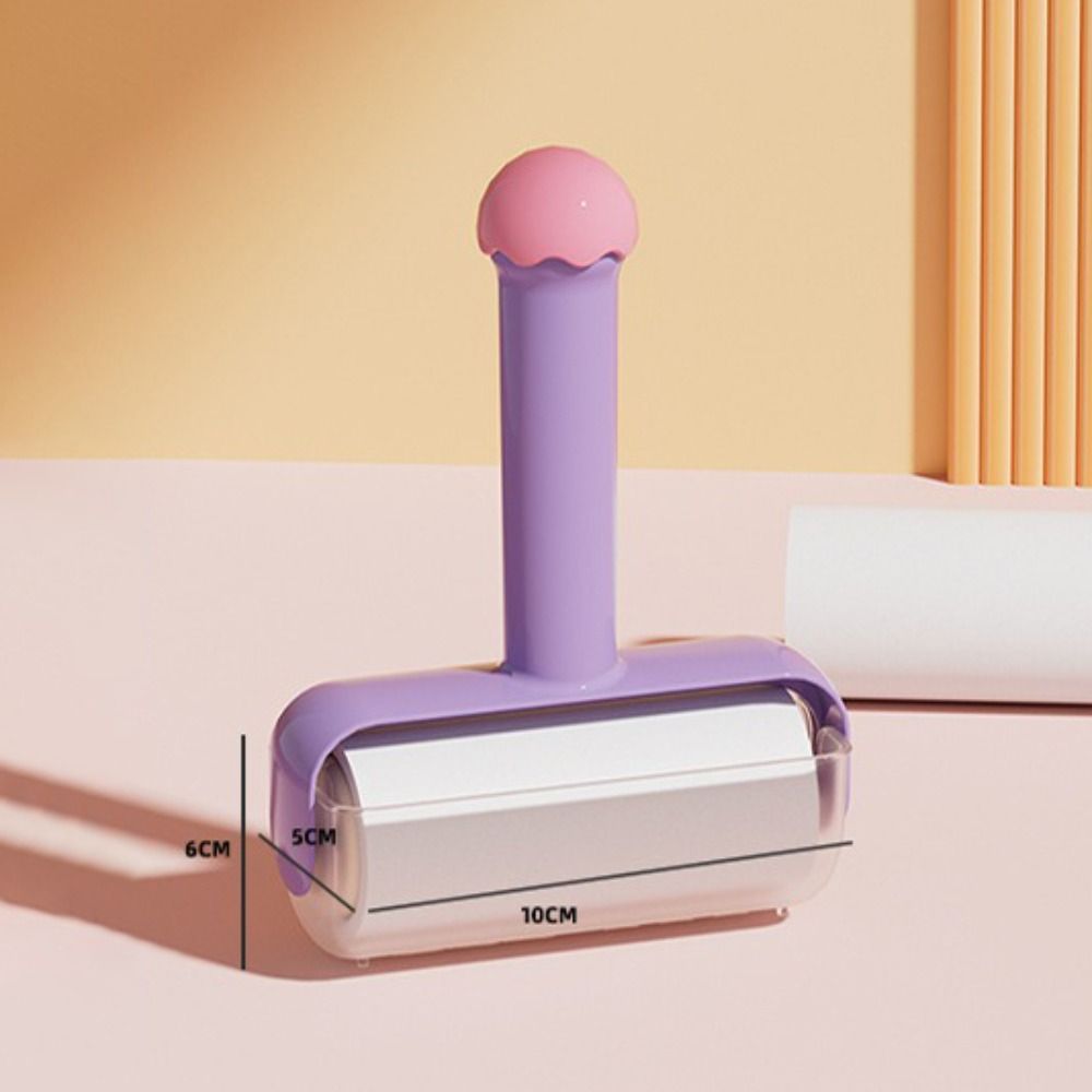 Tearable Roll Paper Hair Removal Roller Portable Design Cleaning Brush  Clothes Cleaning