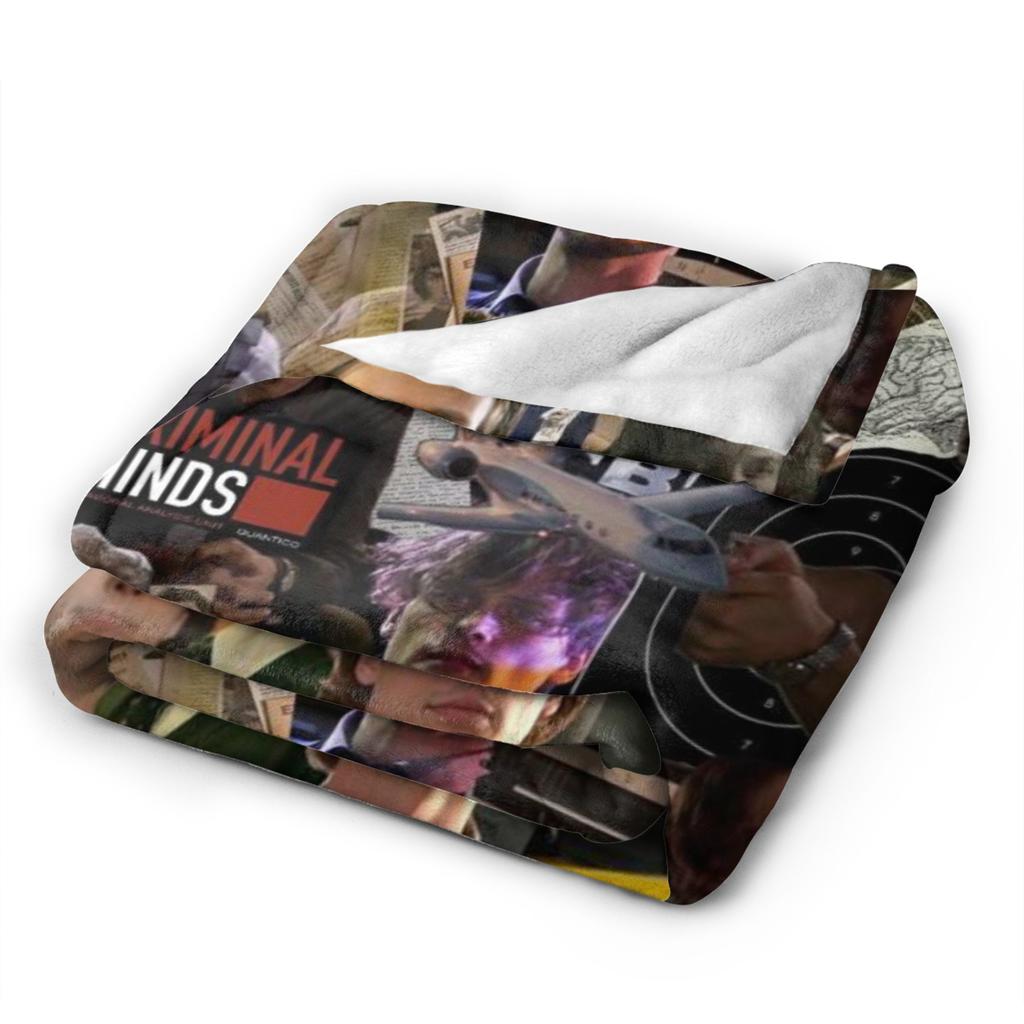 Super Soft Criminal Minds Spencer Reid Throw Blanket Premium Flannel Fleece Lightweight Bed Blanket Fuzzy Plush Bedspread