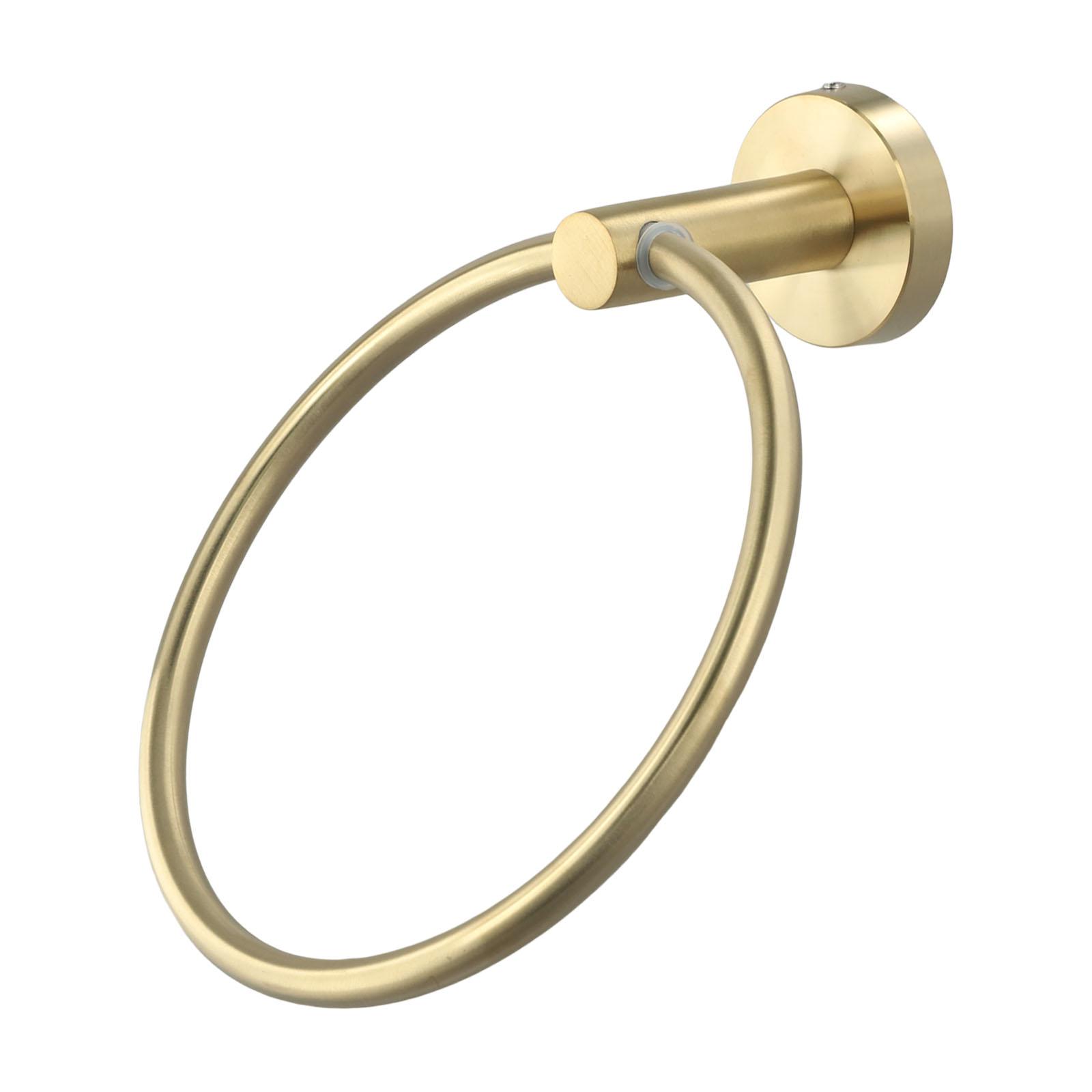 

High Quality Brand New Towel Ring Hardware Holder Ring Stainless Steel Towel Towel Rail Wall Mount Accessories China Mainland
