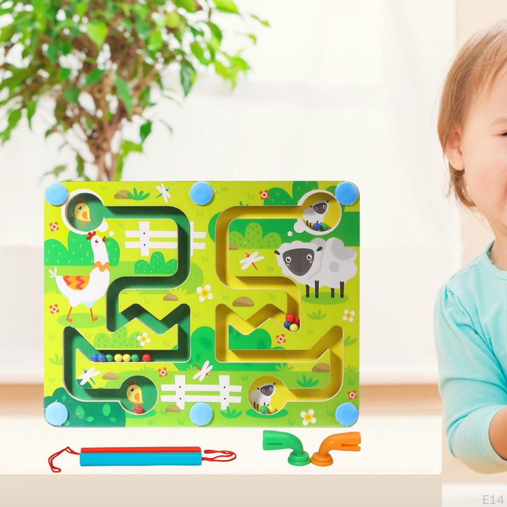 Maze Game Labyrinth Toys Brain Teaser Learning Education Puzzle Children