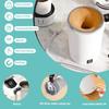 Automatic Stirring Cup 380ml Stirring Coffee Cup Electric Magnetic Rechargeable with Temp Display Stirrer for Home Office Trips