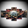 Canvas Painting Art abstract flower Wall Art Pictures 5 Pieces Modular Wallpapers Poster Print for living room Home Decor