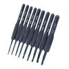 9Pcs Crochet Hooks Set Ergonomic Soft Grip Smooth Needles for Beginners Arthritic Hands Blue