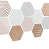 Hexagonal Soundproof Self-Adhesive Wall Panel – Noise Reduction Polyester Fiber Felt Board