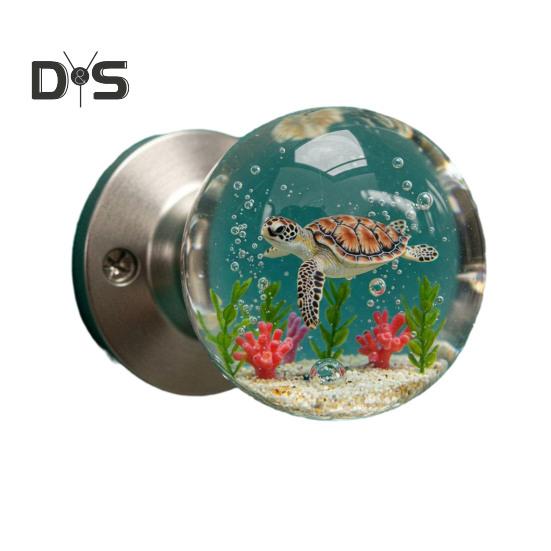 Puxador de Porta Decorativo Alta Durabilidade Instalação Simples Inspirado na Natureza Puxador de Porta Transparente Puxador de Armário