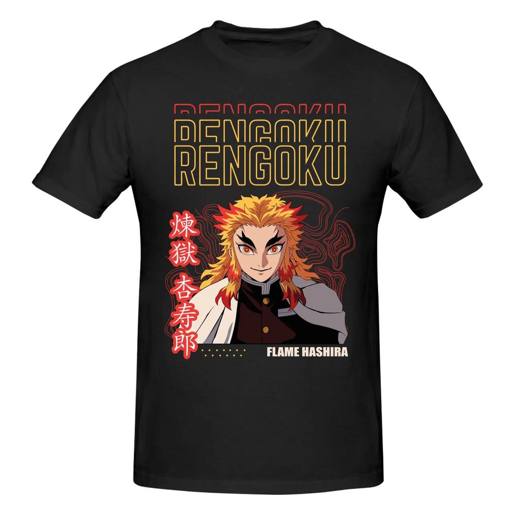 Demon Slayer T Shirts Cotton Tees Shirt Streetwear Round Neck Kokushibo Tokito Tshirt Casual Short Sleeve Clothing 2026 Summer