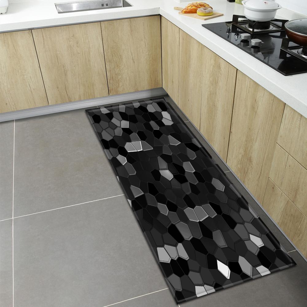 Bedroom Bedside Living Room Carpet Porch Balcony Bathroom Non-slip Floor Mat Nordic Kitchen Rug Home Porch Door Mat