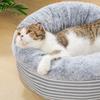 Pet Sleep Blanket Cat and Dag Round Soft Plush Bed