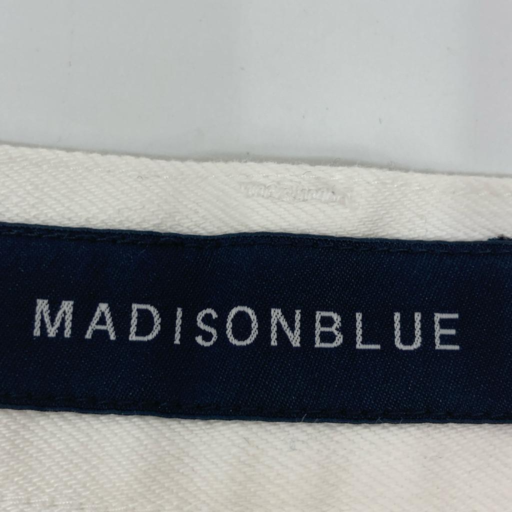 MADISON BLUE White MB999-3001 Denim Pants Bottoms OO whiteUsed