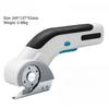 Electric Fabric Scissors Rotary Blade Multifunctional Leather Cutting Machine Portable Professional Tailoring Craft