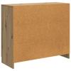Artisan Oak Sideboard 89 X 34.5 X 77 Cm Particleboard