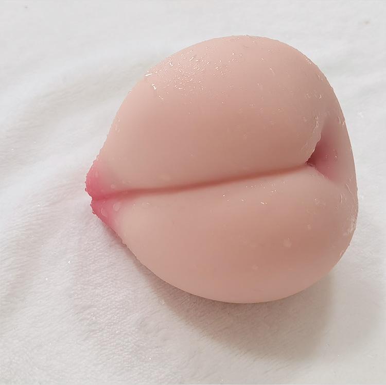 Peach Realistic Male Masturbator Soft Pussy Stress-Reducing Sex Toys Soft Touch Male Sex Toys or Adult 18+