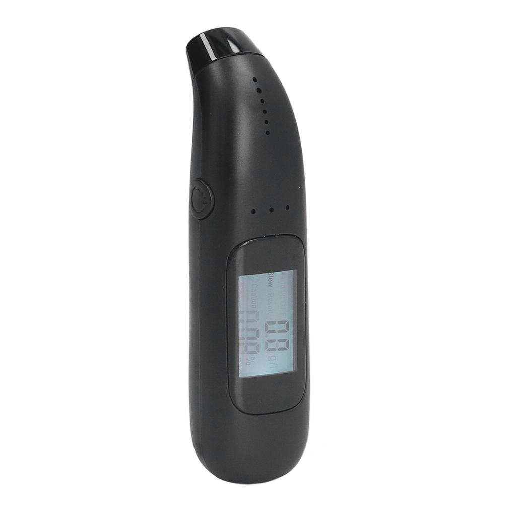 Alcohol Tester DC5V 1A Blowing Type High Accuracy Portable Alcohol Breathalyzer Quick Check