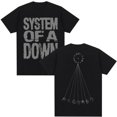 Rocková kapela System of A Down Mezmerize Tričko Pánské Dámské Vintage Hip Hop Gotické Harajuku Trička Nadměrné Bavlněné Ležérní Tričko