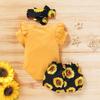 Baumwolle Neugeborenes Baby Mädchen Kleidung Strampler Body Hosen Sassy Outfit Sommer