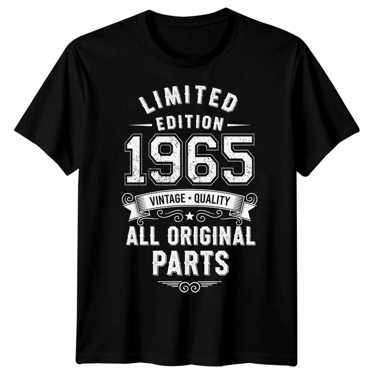 Limited Edition 1965 61st Birthday Vintage Quality Mens T-Shirt Womens Tee 2XL
