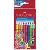 Crayon De Couleur - FABER-CASTELL - Jumbo GRIP - 10 Crayons - Aquarellable - 5,3 Mm