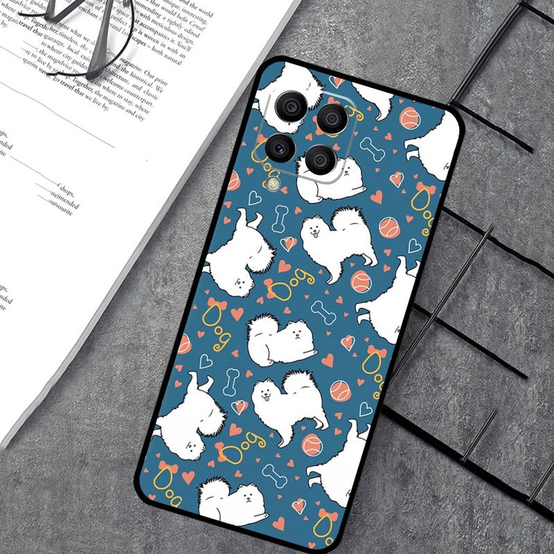 Japanese Spitz Dog Case For Samsung Galaxy M55 M31 M13 M11 M12 M14 M15 M06 M16 M36 M56 M53 M32 M52 M35 M34 M54