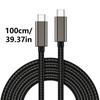 USB 3.2 Type C To Type C Cable 100W Fast Charging Cable 20Gbps Data Rate for Laptops Tablets and Smartphones