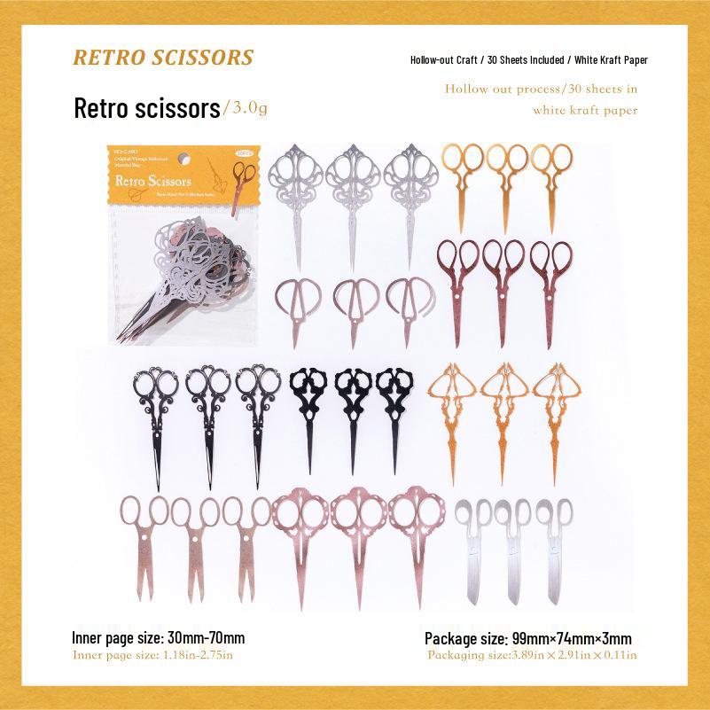 Mò Mò Retro Bullet Journal Decorative Paper Pack Series