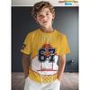 Lustiges Sechs Sieben T-Shirt für Kinder 67 Nummer 3D-Druck Sommer Kurzarm-T-Shirt Locker Basketball Sportoberteile Mode Kinderkleidung
