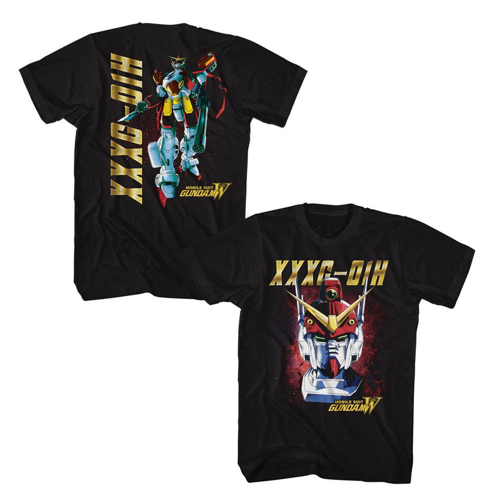 Gundam Japanese Military Anime Merch Mobile Suit XXXG-01H Close Up Men T Shirt S