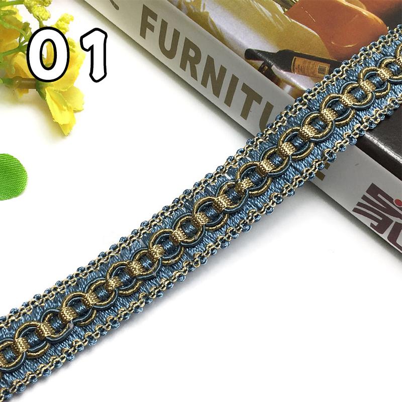 Ruban de Garniture en Dentelle de 11,5 Mètres de Longueur, 2 cm de Largeur, Bordure à Franges, Textile de Maison, Fait Main DIY, Couture, Rideau, Canapé, Accessoires de Vêtement