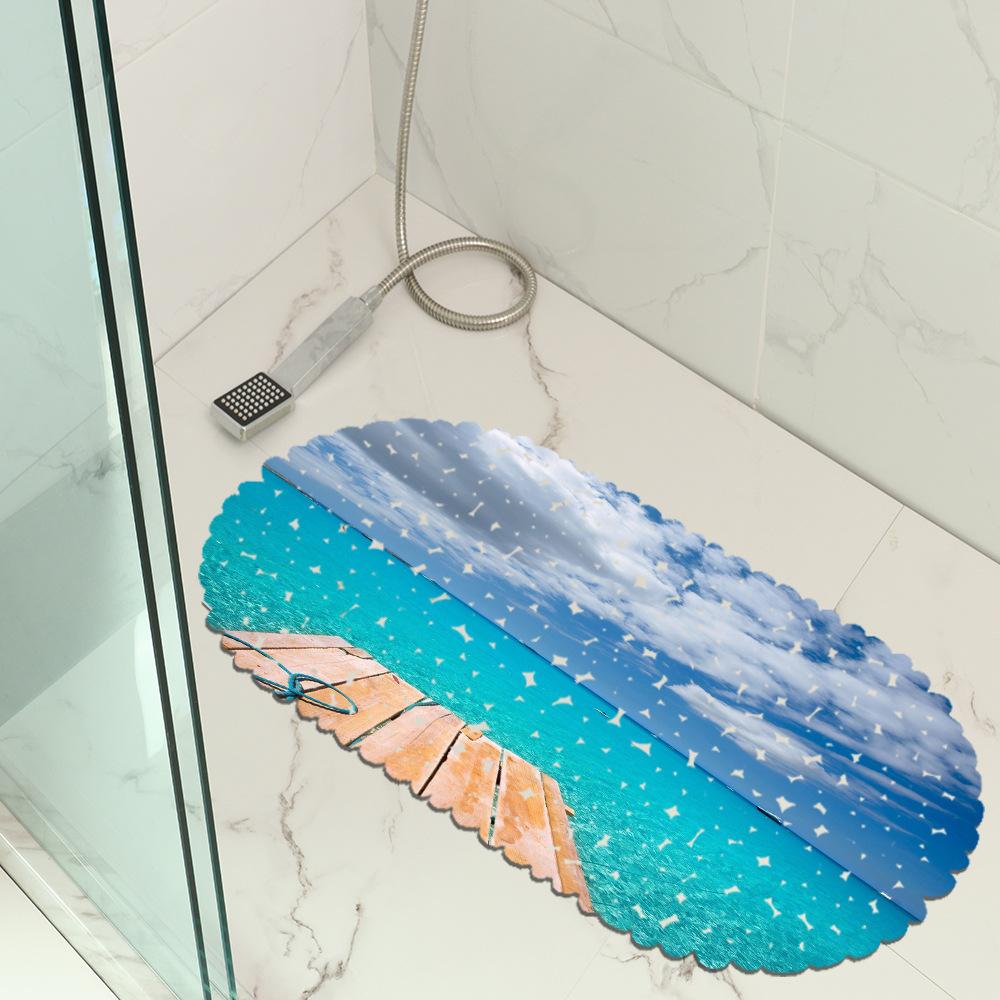 Environmentally Friendly And Odorless Bathroom Door Mat, Non-Slip Mat, Bathtub Suction Cup Floor Mat, Foot Mat, Popular