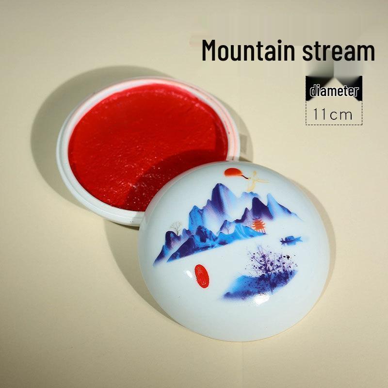 Kit de Caligrafía y Tallado de Sellos para Principiantes: Tinta Bermellón, Aceite de Ricino 90g/60g, Materiales para Pintura China.