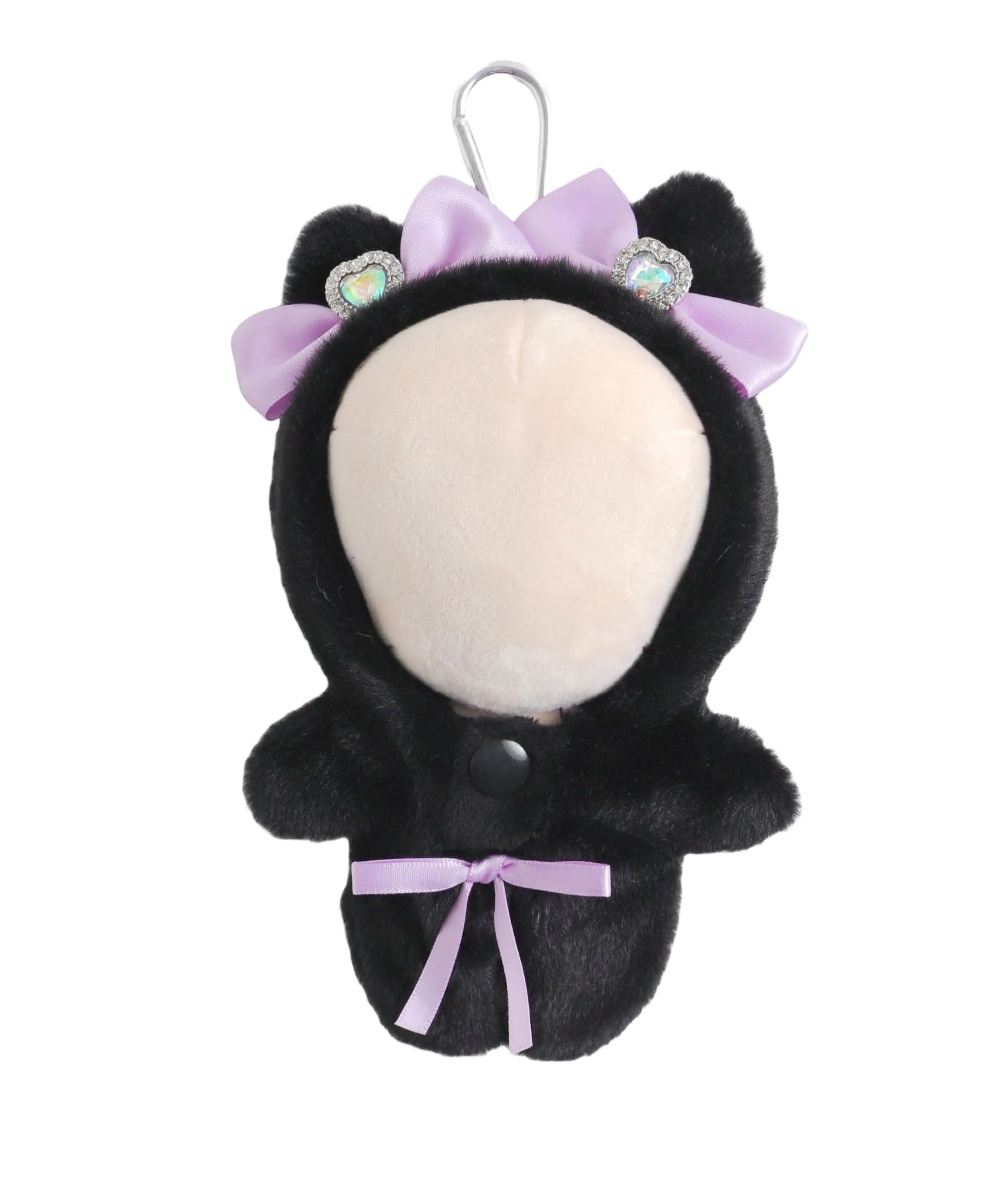 WEGO Double Ribbon Animal Cute Plush Perfect for Size Pattern 4 Kigurumi, 15cm, Toy, Oshikatsu, Gift, Present, Women s, F,