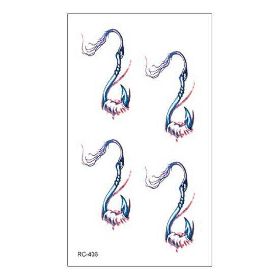 Ruikalong Scary Halloween Waterproof Tattoo Stickers - Scorpion & Spider Designs