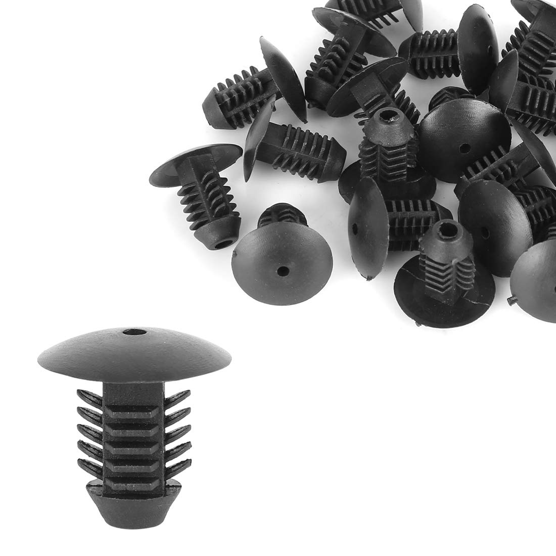 uxcell Bolt Rivet Fastener 12mm Hole Diameter Plastic Fender Bumper чёрный