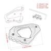 Motorcycle CNC Kickstand Foot Side Stand Extension Pad Support Plate For Yamaha MT-10 MT 10 MT10 FZ-10 FZ10 R1M R1 M 2015-2025