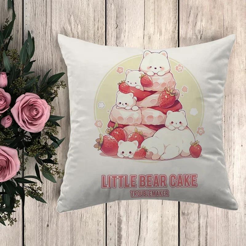 

Подушка Зайчик Наволочки для Подушек для Кровати Подушки для Дивана Украшение для Автомобиля Декоративная Наволочка Осенний Декор Наволочки для Подушек Дом 66x66cm жёлтый