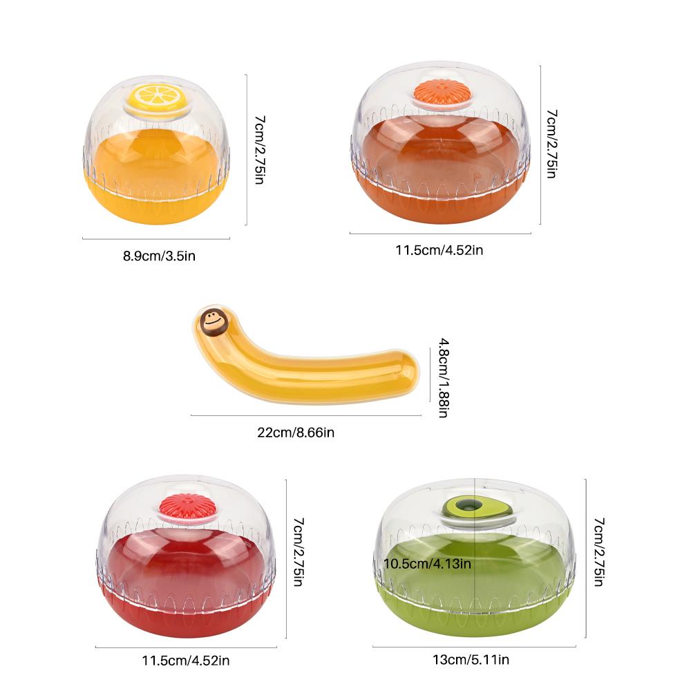 1pcs Plastic Refrigerator Storage Box Portable Vegetable Fruit Tomato Lemon Preservation Boxs Kitchen Preservation Storage Box